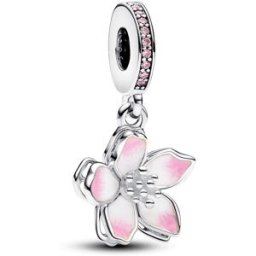 Pandora Timeless Cherry Blossom Sterling Silver enamel berlock 790667C01