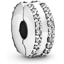 Pandora Timeless Elegance Double lined Pavè klämstop 798422C01
