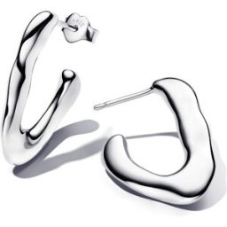 Pandora Essence Sterling silver Organically V-shaped creoler 293290C00