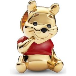 Pandora Disney x Pandora Winnie the Pooh Bear 14k gold-plated berlock 762212C01