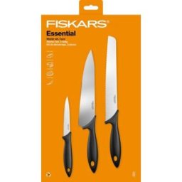 Fiskars Knivset Essential, 3 delar