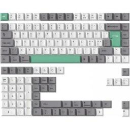 Keychron Pbt Keycap Set Iso Nordic - Gray White Mint