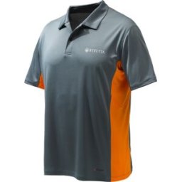 Beretta Unisex Flash Tech Polo Grey Castlerock S