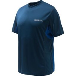 Beretta Unisex Flash Tech T-Shirt Blue Total S