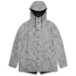 Rains Unisex Jacket Distressed Grey L
