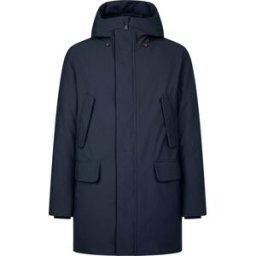 Save the Duck Men's Hooded Parka Wilson Blue Black S