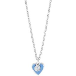 Nordahl Jewellery barn hjärt blå halsband 245 192