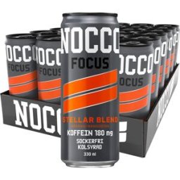 24 X Nocco Focus 330 Ml Stellar Blend