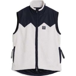 Mountain Works Unisex Pile Fleece Vest Ivory XS