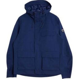 Mountain Works Unisex Utility Hybrid Rain Jacket Dress Blue L