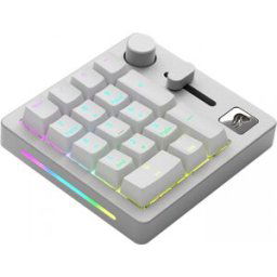Glorious Gmmk Numpad - Trådlös Numpad Hotswap - White Ice