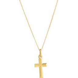 Top Gold silver kors guldpläterad 5256721500