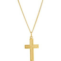 Top Gold silver kors guldpläterad 5256781500