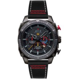 AVI-8 Hawker Hunter Atlas Dual Time Chronograph Black Ops AV-4100-04