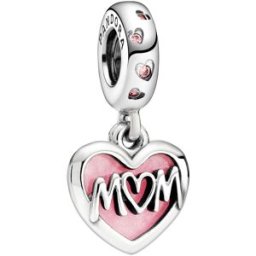 Pandora Mum Script Heart charm 798887C01