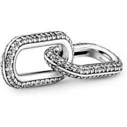 Pandora Me berlock Styling Pavé Double Link Sterling Silver 799660C02