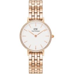 Daniel Wellington Petite 28 Stones 5-Link Rosegold White DW00100666