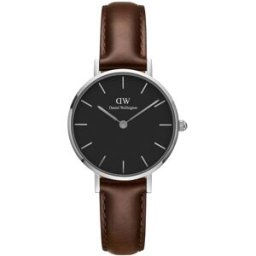Daniel Wellington Classic Petite Bristol Silver Black 28mm DW00100233