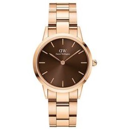 Daniel Wellington Iconic Link Amber 36 mm Roséguld DW00100461