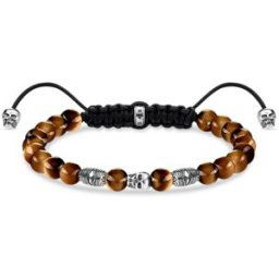 Thomas Sabo brown skull armband A1945-329-2-L22V