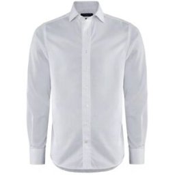Skjorta BERKELEY Plainton tail vit L