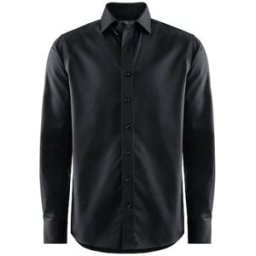 Skjorta BERKELEY Plainton reg svart M