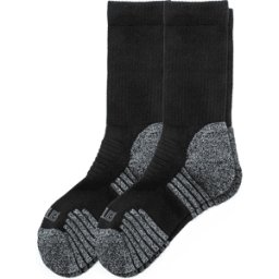 5.11 Tactical Duty Ready Ultra Crew Socks (2-Pack) (Färg: Svart, Storlek: Medium (40.5-45))