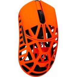 Wlmouse Beast X Max Trådlös Gamingmus - Fire Orange [Omron Opticals]