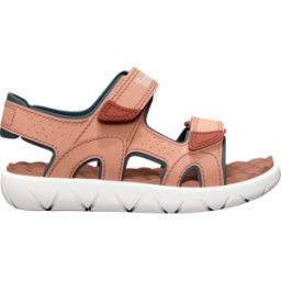 Timberland Kids' Perkins Row 2-Strap Sandal Light Orange 23