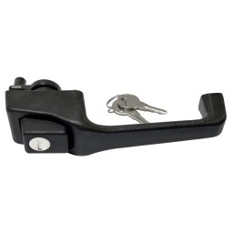 Tryckhandtag med låsning vänster för nivålås.