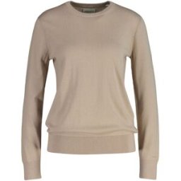 GANT Fine Knit Crew Neck Dam, DRY SAND, M