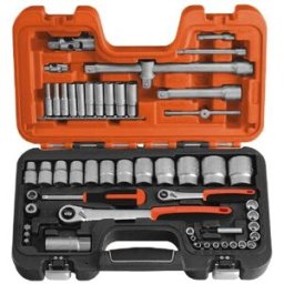 Bahco Hylsnyckelsats, S560 1/4, 1/2, 56 delar