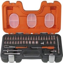 Bahco Hylsnyckelsats, S460 1/4", 46 delar