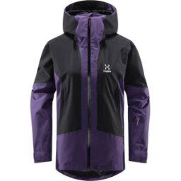 Haglöfs Women's Lumi Jacket Purple Rain/True Black XS