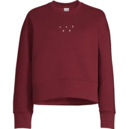 Casall Women's Boxy Crew Neck Sweatshirt Evening Red M