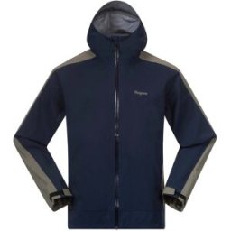 Bergans Men's Vaagaa Allround 3L Shell Jacket Navy Blue/Green Mud XL