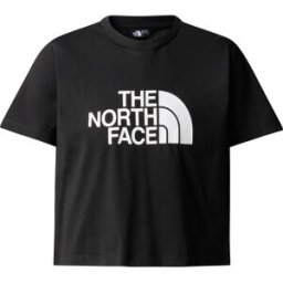 The North Face Girls' Cropped Easy T-Shirt TNF Black S