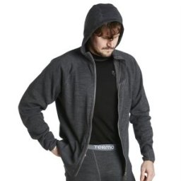 Termo Men's Full-Zip Hoodie Grey Melange S