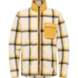 Jack Wolfskin Men's Felslicht Check Jacket Panna Cotta S