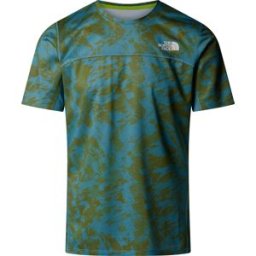 The North Face Men's Sunriser Short Sleeve Algae Blue Mountain Tra S