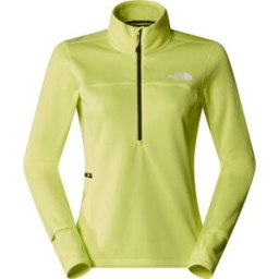 The North Face Women's Winter Warm Pro 1/4 Zip Fleece Firefly Yellow L