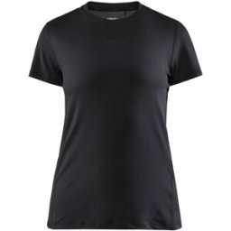 craft Women's Adv Essence Short Sleeve Tee Black XS