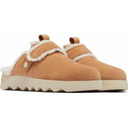Sorel Women's Viibe Clog Suede Cozy Tawny Buff Tawny Buff, Natural 39