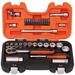 Bahco Hylsnyckelsats, S330AF, 1/4", 3/8" TU