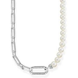 Thomas Sabo halsband links and pearls silver KE2109-167-14-L45V