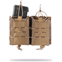 Mil-Tec Open Top Flex Dubbel Magasinficka 5.56/7.62 (Färg: Coyote)