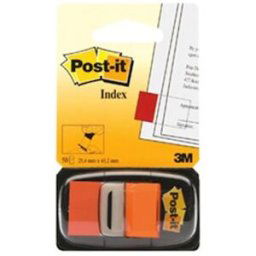 Index POST-IT 25,4x43,2mm orange 50/fp
