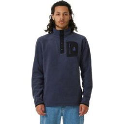Rip Curl Men's Search Polar Fleece Crew Purple Night L