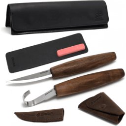 BeaverCraft Tools BeaverCraft S01X Täljkit med Läderfodral - Svart