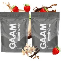 2 X Gaam Active Whey Proteinpulver 900 G